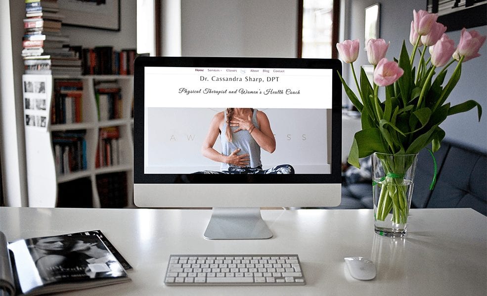 physical therapy website design