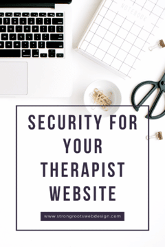 Security for Your Therapist Website
