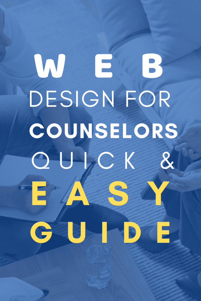 Web Design for Therapists- Easy Guide