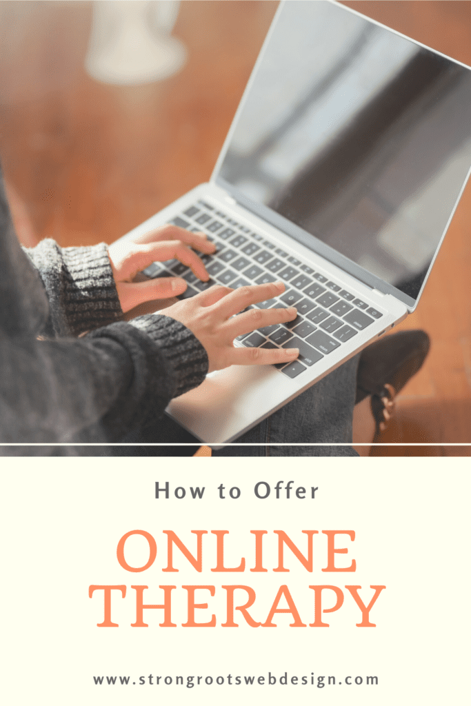 how to offer online therapy