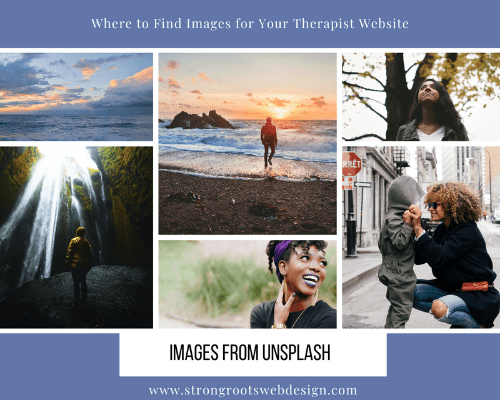 Where to Find Photos for Your Therapy Website