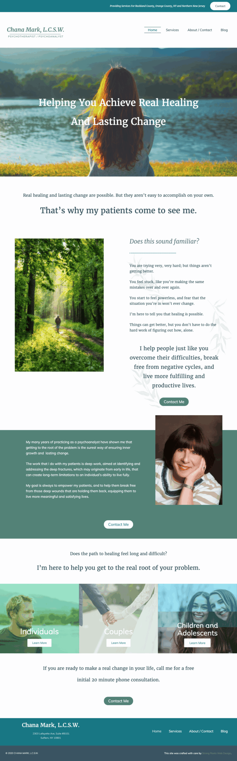 chana mark website design