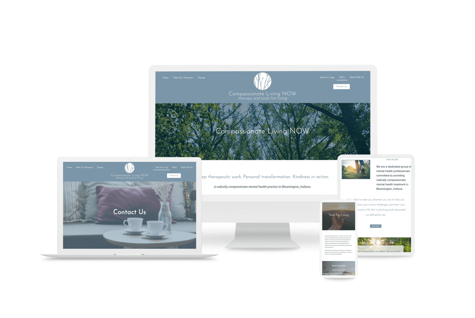 Strong Roots Web Design | Therapist Website Design