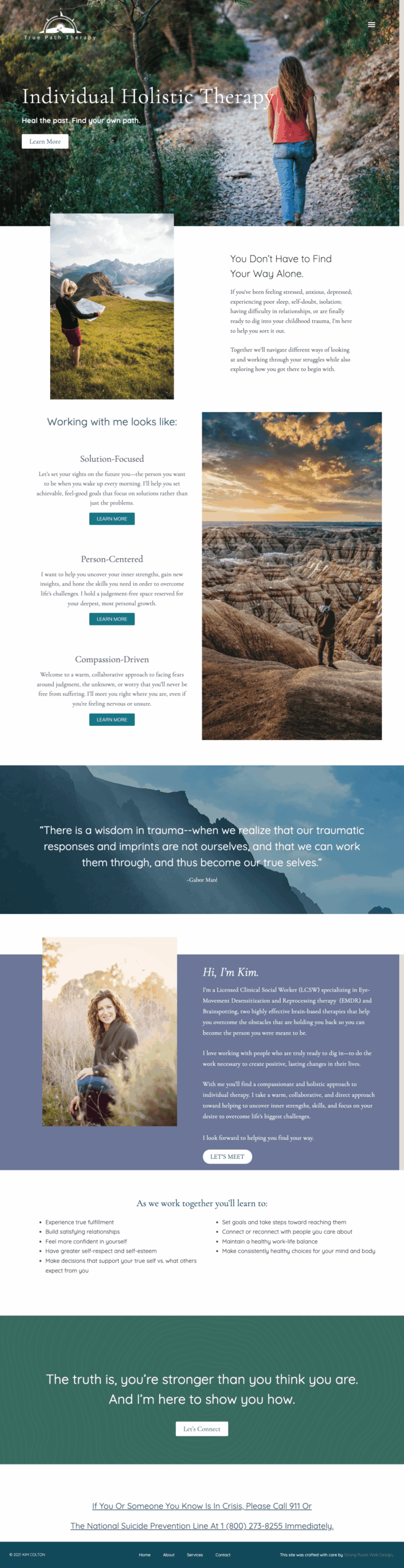 web development for therapists