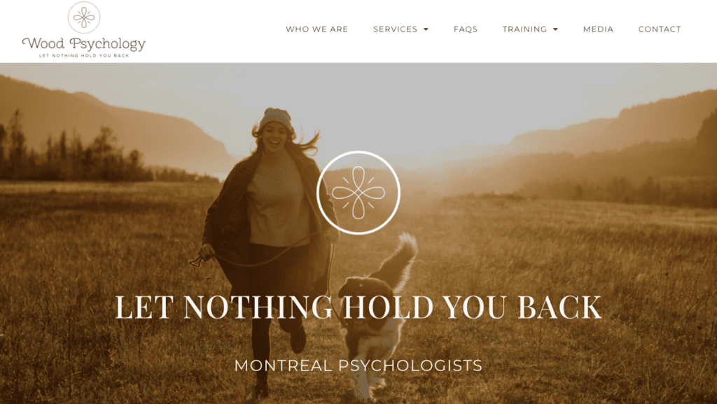 psychologist website design