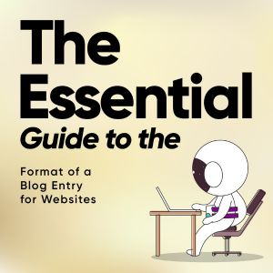 format of a blog entry for websites