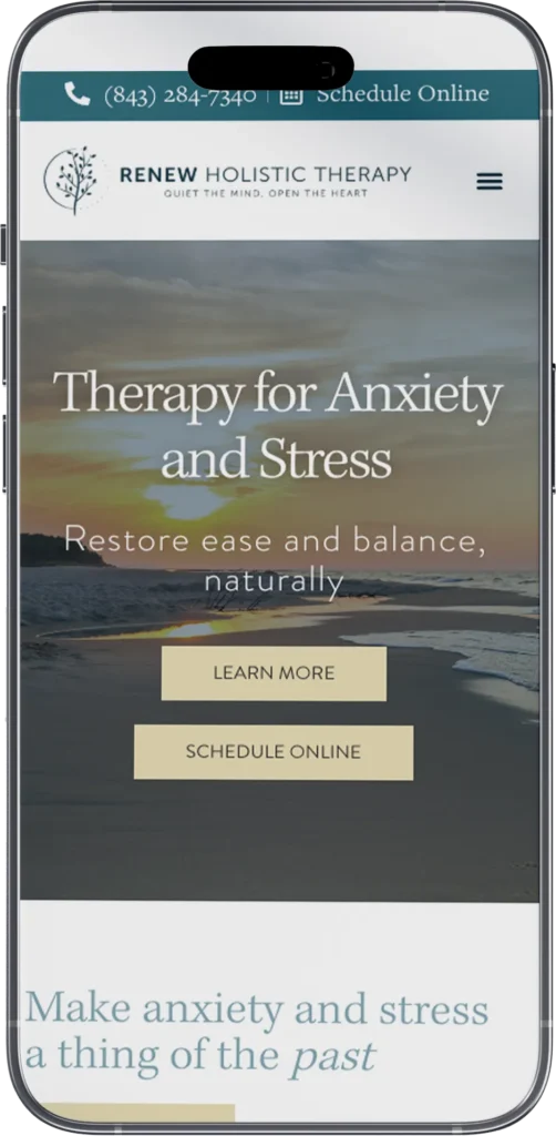 Website Design for Therapists Page image 2