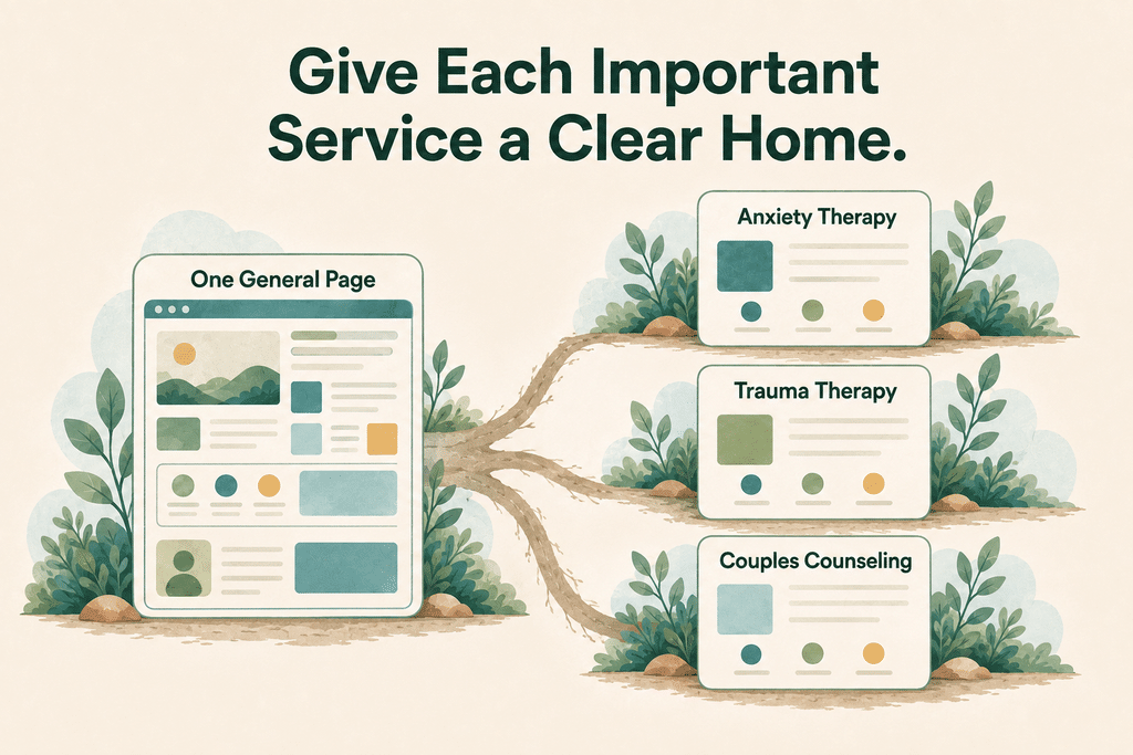 What Pages Does a Therapist Website Need? 3 What Pages Does a Therapist Website Need? Page image 3